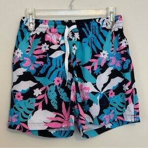 Chubbies The Juices 5.5” Classic Swim Trunks Men’s Medium Floral Tropical Bright